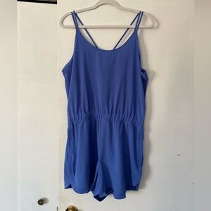 Joe fresh Safire blue romper size Large